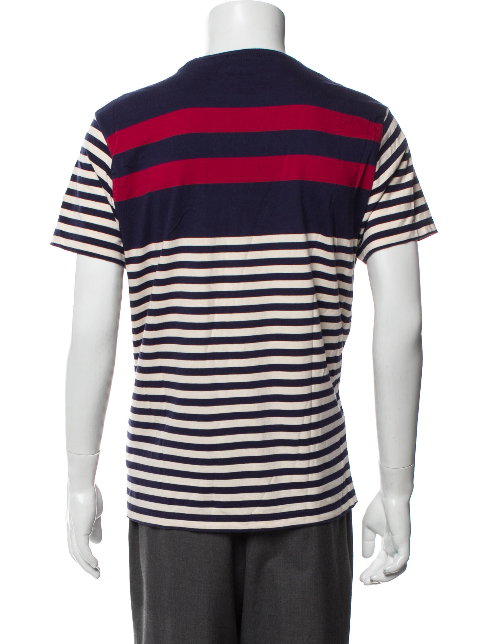 Moncler Striped Crew Neck T-Shirt